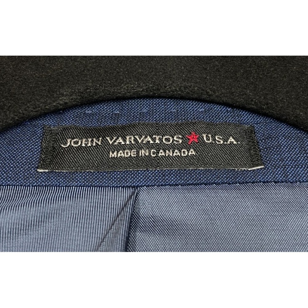John Varvatos Star USA Blazer Blue 44R Sport Coat Jacket - Picture 9 of 16